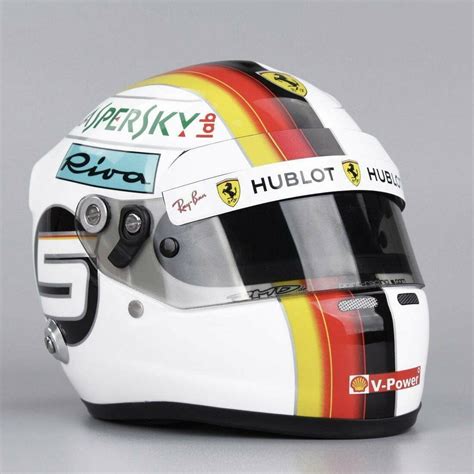 Scuderia Ferrari Sebastian Vettel 2018 1:2 Scale Helmet