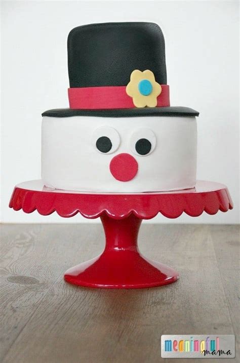 Snowman Cake