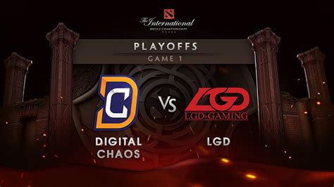 Digital Chaos Vs LGD Lower Bracket Game 1 The International 6