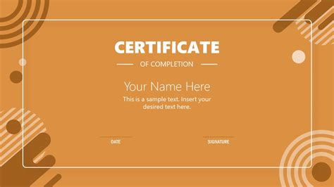 Editable Certificate Templates in PowerPoint - SlideModel