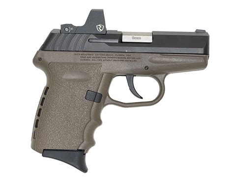 SCCY CPX 2 Dark Earth 9mm With Riton Red Dot 3 Tactix MPRD 2