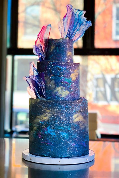 night sky wedding cake whipped bakeshop philadelphia