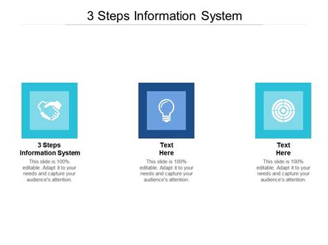 3 Steps Information System Ppt Powerpoint Presentation Inspiration