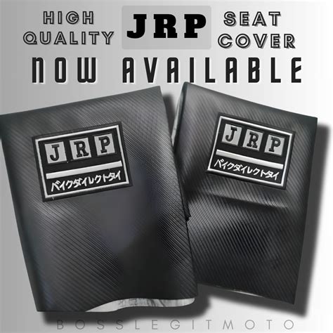 Original Jrp Seat Cover For Raider R Carb Black Jrp Thai Rubber