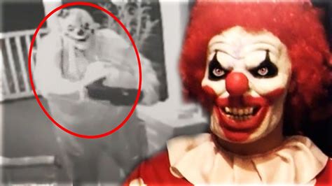 Top Scariest Things Caught On Surveillance Footage Creepy Clown