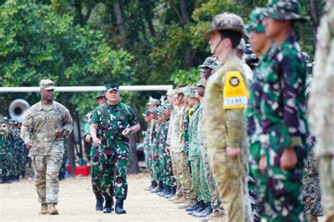 Panglima Tni Buka Super Garuda Shield Libatkan Negara Dan