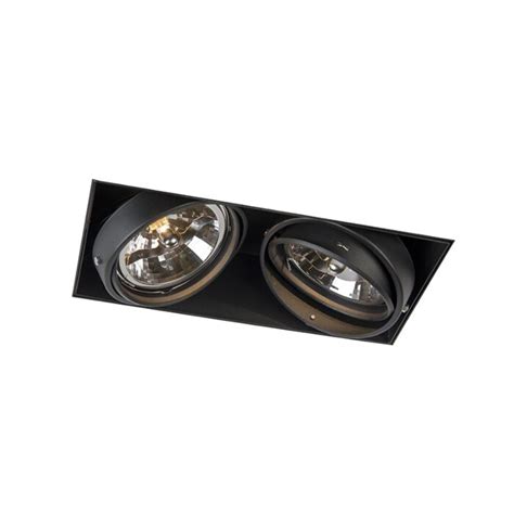 Recessed Spot Black Ar Rotatable And Tiltable Trimless Light