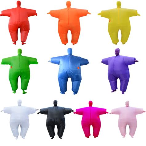 Fashion Large Adult Chub Suit Inflatable Costume Blow Up Color Full