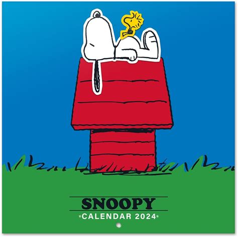 Grupo Erik Calendario Snoopy 2024 Da Muro Poster Regalo Incluso 12