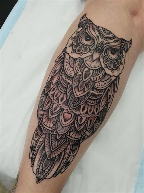 12 Best Mandala Owl Tattoo Designs Petpress Mandala Tattoo Design