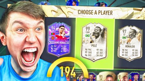 99 Pele Ronaldo In Prime Icon Moments 194 Fut Draft Fifa 22 Youtube