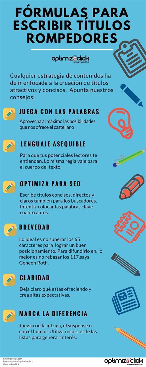 Fórmulas para escribir títulos rompedores en tus post ContentMarketing