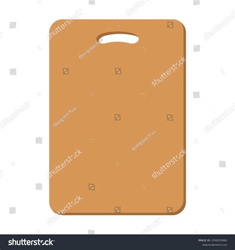 Wooden Cutting Board Clipart Vector Illustration Stock Vector (Royalty ...