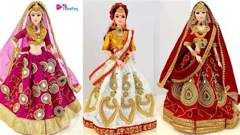 Barbie Lehenga Punjabi Indian Barbie Bridal Lehenga And Jewellery