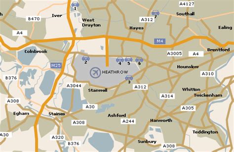 Heathrow Airport Map