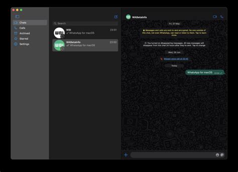 WhatsApp está probando una app nativa para Mac que puedes instalar en beta