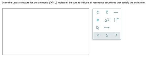 Draw The Lewis Structure For The Ammonia Nh3