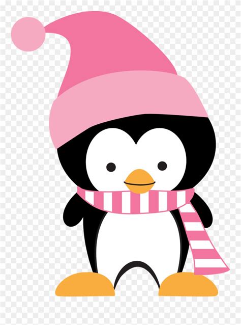 Penguin Art, Penguin Clipart, Penguin Images, Cute - Pink Penguin Clip ...