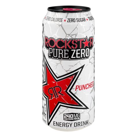 Rockstar Pure Zero Energy Drink Punched Fl Oz From Publix Instacart