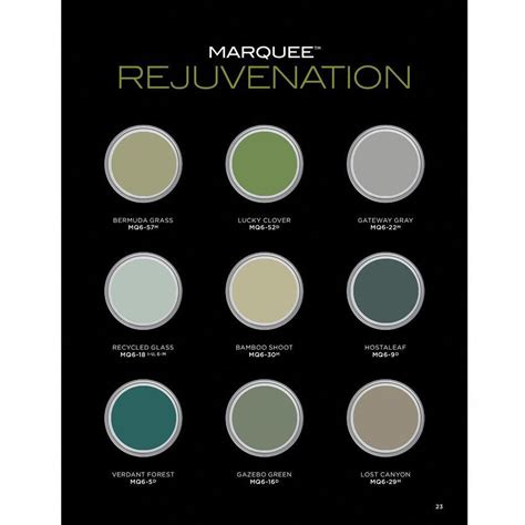 Behr Marquee Color Chart