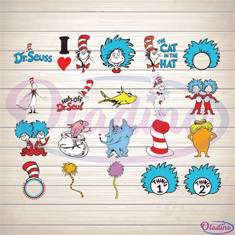 Dr. Seuss Characters Svg Files Free