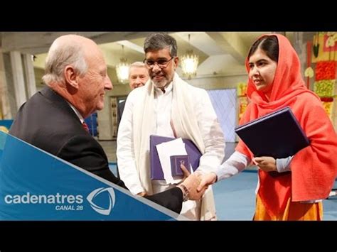 Reciben Malala Y Satyarthi Premio Nobel De La Paz V Deo Dailymotion