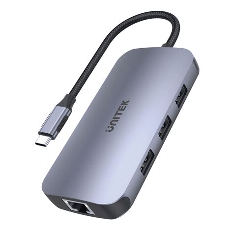 Unitek In Usb Multi Port Hub With Usb C Connector Includes