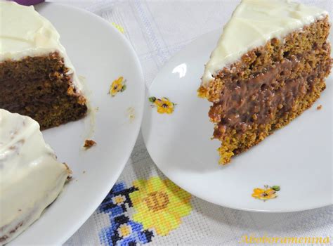 Abóbora Menina Bolo de Abóbora e Especiarias Cobertura de Cream