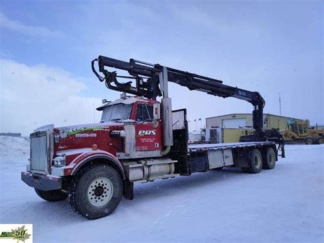 1995 Western Star 4900 T A Hiab 2650K 2 Picker Deck Truck Michener