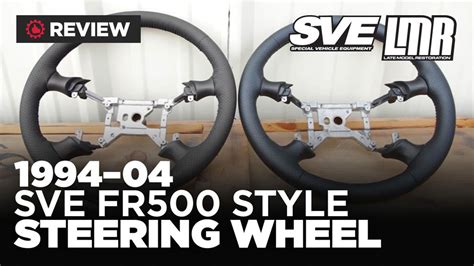 Sve Mustang Fr500 Style Steering Wheel Black 94 04