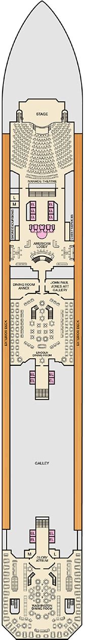 Carnival Valor Deck plan & cabin plan