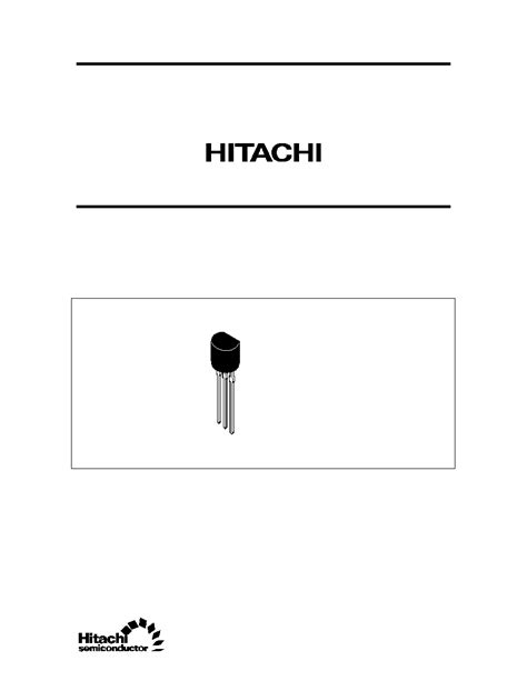 2SA1029 Datasheet 1 5 Pages HITACHI Silicon PNP Epitaxial