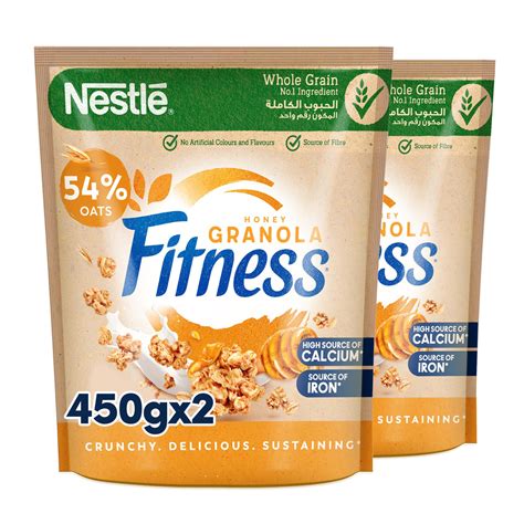 Nestle Fitness Granola Honey Cereal Bag 2 X 450g Online At Best Price