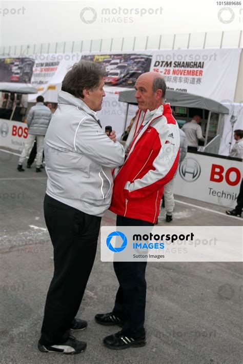 L R Norbert Haug Ger Sporting Director Mercedes Benz And Dr