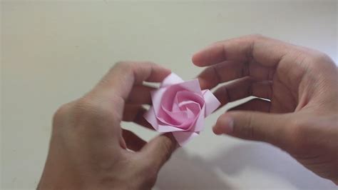 Como Fazer Uma Rosa De Origami Explicado Youtube