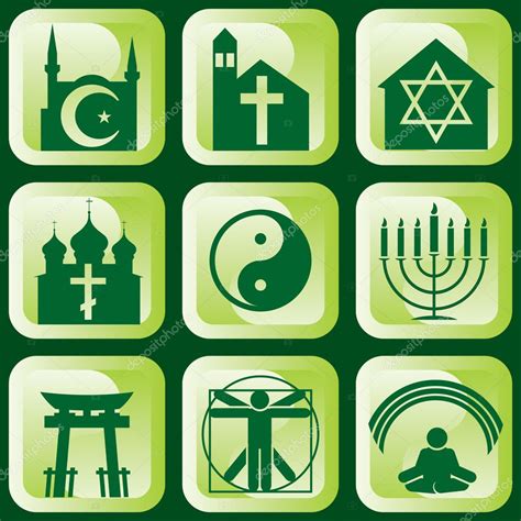 Icons Of Religious — Stock Vector © Print2d 2594424