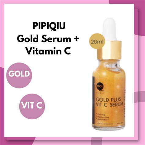 Jual Pipiqiu Gold Serum Vitamin C 20ml Shopee Indonesia