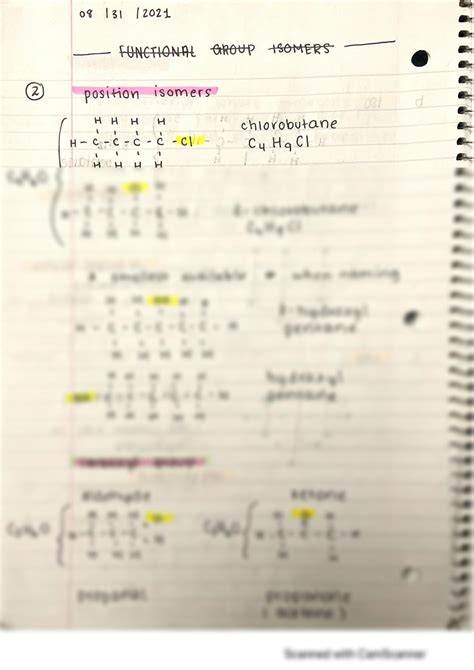 SOLUTION: Isomerism types with explanations and examples - Studypool