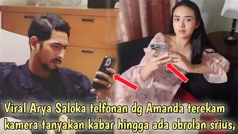 Viral Arya Saloka Telfonan Dg Amanda Manopo Terekam Kamera Tanyakan