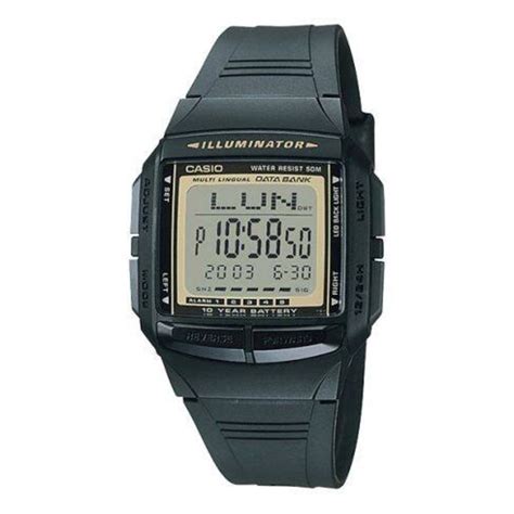 Relógio Casio Masculino Data Bank Digital Preto DB 36 9AVDF Submarino