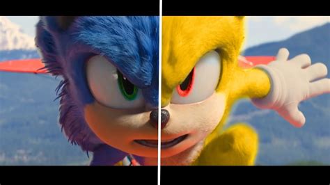 SONIC Movie 2 OLD Design VS NEW Design SUPER SONIC VS SONIC 6 YouTube