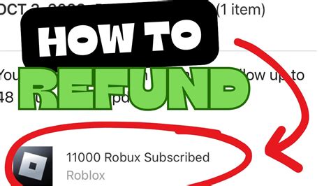 How To Refund Items In Roblox And Get Robux Back YouTube