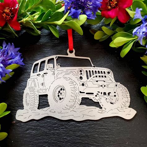 Unique Metal Jeep Ornament Jeep Lover T Adventure Etsy Unique