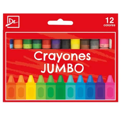 La Casa Del Artesano Crayolas Crayones Jumbo Jumbo Dl Colores