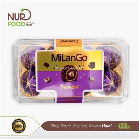 Milango Diamond Hazelnut Chocolate G Exp Shopee Malaysia