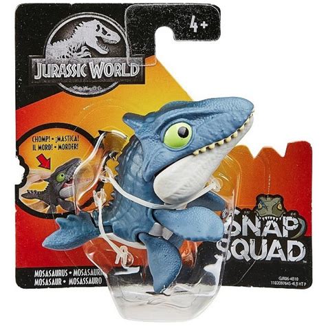 Mattel JURASSIC WORLD Mini Figurka Snap Squad MOZAZAUR GNY68