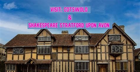 London To Shakespeare Stratford Upon Avon Cotswold Return