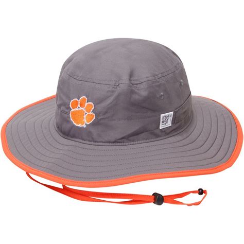 Clemson Tigers The Game Everyday Ultralight Boonie Bucket Hat Gray