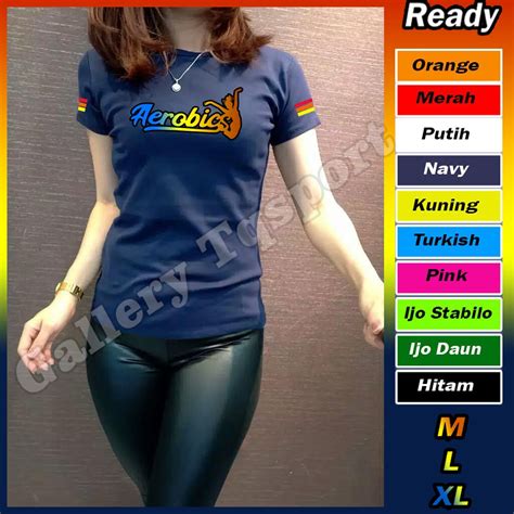 Jual BAJU ZUMBA KAOS Olahraga WANITA SENAM Fitnes Cewek PAKAIAN Lari