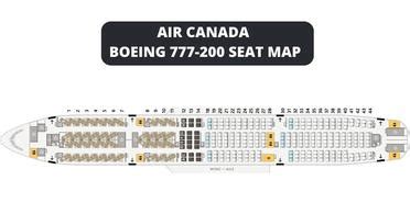 Seat Map And Seating Chart Boeing 777 300ER Air Canada 77W, 52% OFF